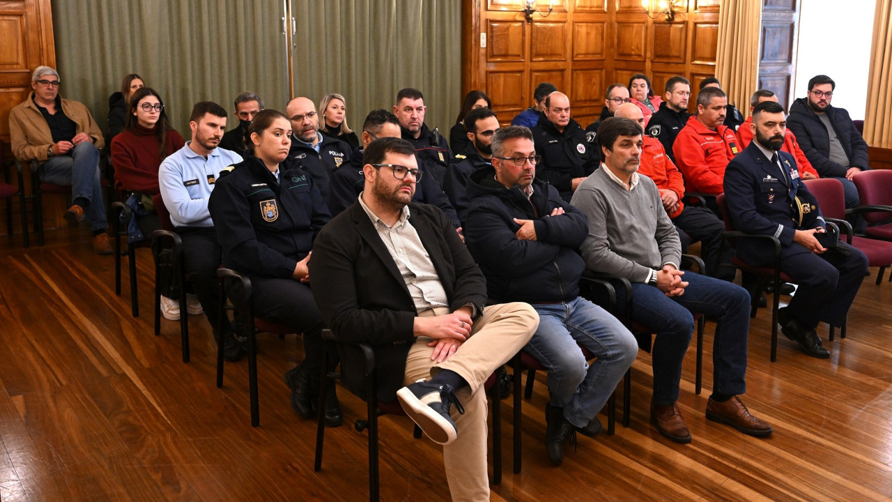 Junta presente na apresentação do novo Coordenador do Serviço Municipal de Proteção Civil